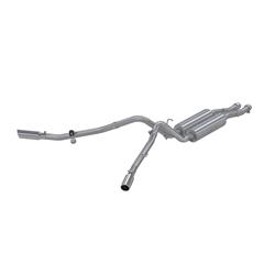 Exhaust System, XP Series, Cat-Back, 409 Stainless Steel, Split Side Exit, Natural, Polished Tip, Chevy/GMC, Pickup, V8, Kit