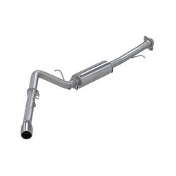 Exhaust System, Installer Series, Cat-Back, Steel, Passenger Side Exit, Aluminized, Polished Tip, Cadillac, Chevy, GMC, Kit