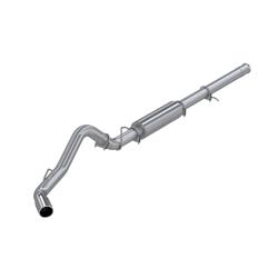 Exhaust System, Installer Series, Cat-Back, Steel, Passenger Side Exit, Aluminized, Polished Tip, Chevy, GMC, 6.2L, Kit