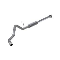 Exhaust System, XP Series, Cat-Back, 409 Stainless Steel, Passenger Side Exit, Natural, Polished Tip, Chevy, GMC, 6.0L, Automatic, Kit