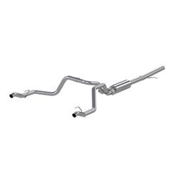 Exhaust System, Installer Series, Cat-Back, Steel, Split Rear Exit, Aluminized, Chevrolet, GMC, 4.3L, 5.3L, Kit