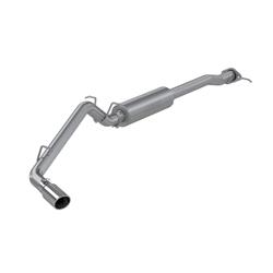 Exhaust System, Pro Series, Cat-Back, 304 Stainless Steel, Passenger Side Exit, Natural, Polished Tip, Chevy, GMC, Kit