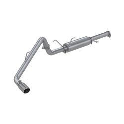 Exhaust System, Installer Series, Cat-Back, Steel, Passenger Side Exit, Aluminized, Polished Tip, Dodge, Pickup, Kit