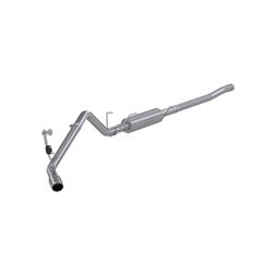 Exhaust System, XP Series, Cat-Back, 409 Stainless Steel, Passenger Side Exit, Natural, Polished Tip, Dodge, Ram, 5.7L Hemi, Kit