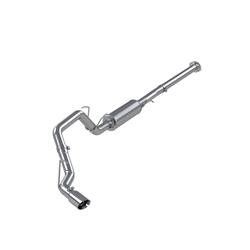 Exhaust System, Pro Series, Cat-Back, 304 Stainless Steel, Passenger Side Exit, Natural, Polished Tip, Kit