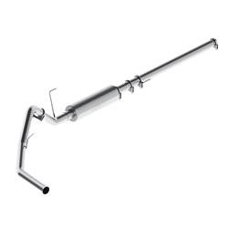 Exhaust System, Installer Series, Cat-Back, Steel, Passenger Side Exit, Aluminized, Ford, 4.6L, 5.4L, Kit