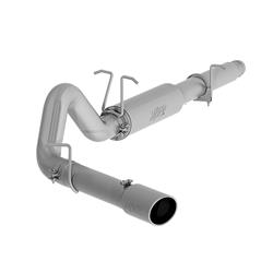 Exhaust System, Installer Series, Cat-Back, Steel, Passenger Side Exit, Aluminized, Polished Tip, Ford, Pickup, V10, Kit