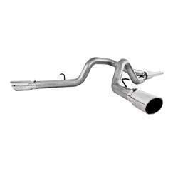 Exhaust System, Installer Series, Cat-Back, Steel, Split Side Exit, Aluminized, Polished Tip, Ford, Pickup, V10, Kit