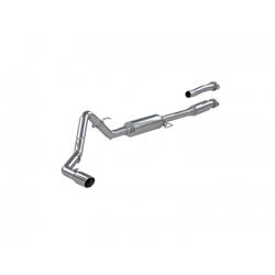 Exhaust System, Installer Series, Cat-Back, Steel, Passenger Side Exit, Aluminized, Polished Tip, Ford, F-150, 2.7L, 3.5L, 5.0L, Kit