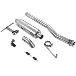 Exhaust System, XP Series, Cat-Back, 409 Stainless Steel, Underbody Exit, Natural, Ford, Kit