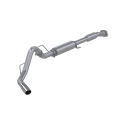 Exhaust System, Installer Series, Cat-Back, Steel, Passenger Side Exit, Aluminized, Polished Tip, Ford, 6.2L, Kit