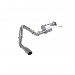 Exhaust System, Pro Series, Cat-Back, Steel, Aluminized, Passenger Side, Polished Tip, Ford, Kit