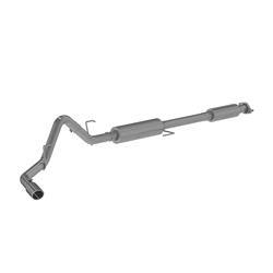 Exhaust System, Installer Series, Cat-Back, Steel, Passenger Side Exit, Aluminized, Polished Tip, Ford, 5.0L, Kit