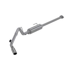 Exhaust System, XP Series, Cat-Back, 409 Stainless Steel, Passenger Side Exit, Natural, Polished Tip, Toyota, 4.0L, Kit