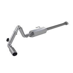 Exhaust System, Installer Series, Cat-Back, Steel, Passenger Side Exit, Aluminized, Polished Tip, Toyota, 4.0L, Kit