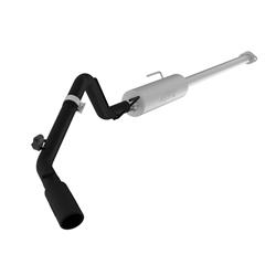 Exhaust System, Black Series, Cat-Back, Steel, Passenger Side Exit, Aluminized/Black, Black Tip, Toyota, 4.0L, Kit