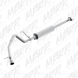 Exhaust System, XP Series, Cat-Back, 409 Stainless Steel, Passenger Side Exit, Natural, Polished Tip, Toyota, 2.4L, 2.7L, 3.4L, Kit