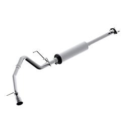 Exhaust System, Installer Series, Cat-Back, Steel, Passenger Side Exit, Aluminized, Polished Tip, Toyota, 2.7L, 3.4L, Kit