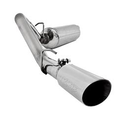 Exhaust System, XP Series, Cat-Back, 409 Stainless Steel, Passenger Side Exit, Natural, Polished Tip, Jeep, Kit