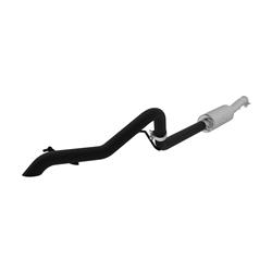 Exhaust System, Black Series, Cat-Back, Steel, Passenger Side Exit, Aluminized/Black, Jeep, 3.6L, Kit