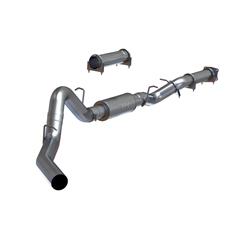 Exhaust System, Performance Series, Cat-Back, Steel, Passenger Side Exit, Aluminized, Chevy/GMC, Duramax, Kit