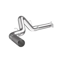 Exhaust System, SLM Series, Particulate Filter Back, 409 Stainless Steel, Passenger Side Exit, Natural, Chevy/GMC, Duramax, Kit