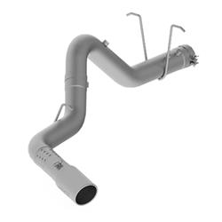 Exhaust System, Pro Series, Particulate Filter Back, 304 Stainless Steel, Passenger Side Exit, Natural, Polished Tip, Kit