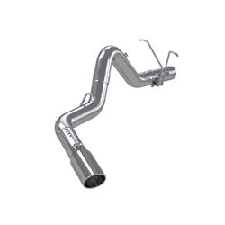 Exhaust System, Installer Series, Particulate Filter Back, Steel, Passenger Side Exit, Aluminized, Polished Tip, Chevy/GMC, Duramax, Kit