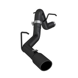 Exhaust System, Black Series, Particulate Filter Back, Steel, Passenger Side Exit, Black, Black Tip, Chevy, GMC, Colorado/Canyon, Kit