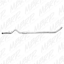 Exhaust System, Performance Series, Turbo-Back, Steel, Passenger Side Exit, Aluminized, Dodge, Pickup, Cummins, Kit