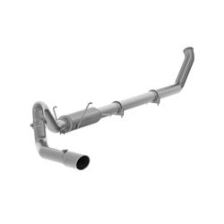 Exhaust System, XP Series, Cat-Back, 409 Stainless Steel, Passenger Side Exit, Natural, Polished Tip, Dodge, Pickup, Cummins, Kit