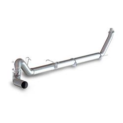 Exhaust System, SLM Series, Turbo-Back, 409 Stainless Steel, Passenger Side Exit, Natural, Dodge, 5.9L, Kit