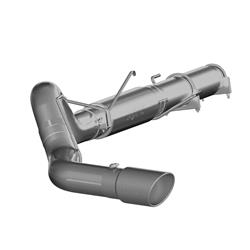 Exhaust System, Installer Series, Cat-Back, Steel, Passenger Side Exit, Aluminized, Polished Tip, Dodge, 5.9L, Kit