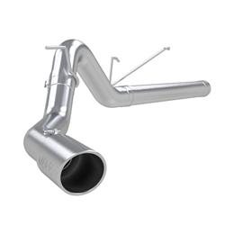 Exhaust System, XP Series, Particulate Filter Back, 409 Stainless Steel, Passenger Side Exit, Natural, Polished Tip, Dodge, Pickup, Kit