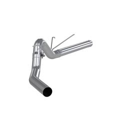 Exhaust System, SLM Series, Particulate Filter Back, 409 Stainless Steel, Passenger Side Exit, Natural, Dodge, Kit