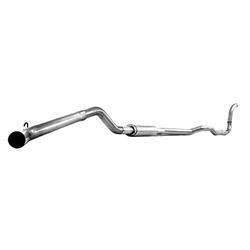 Exhaust System, Performance Series, Turbo-Back, Steel, Passenger Side Exit, Aluminized, Dodge, 5.9L, Kit