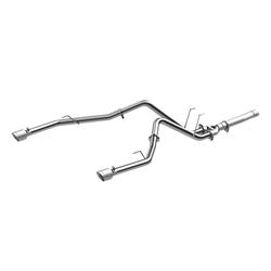 Exhaust System, Installer Series, Particulate Filter Back, Steel, Split Rear Exit, Aluminized, Polished Tip, Ram, 3.0L, Kit