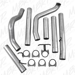 Exhaust System, PLM Series, Turbo-Back, Steel, Passenger Side Exit, Aluminized, Ford, Kit