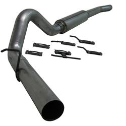 Exhaust System, Performance Series, Cat-Back, Steel, Passenger Side Exit, Aluminized, Ford, Kit