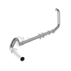 Exhaust System, PLM Series, Turbo-Back, Steel, Passenger Side Exit, Aluminized, Ford, 7.3L, Kit