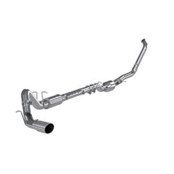 Exhaust System, XP Series, Turbo-Back, 409 Stainless Steel, Passenger Side Exit, Natural, Polished Tip, Ford, Cab & Chassis, Kit