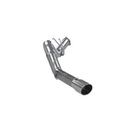 Exhaust System, XP Series, Particulate Filter Back, 409 Stainless Steel, Passenger Side Exit, Natural, Ford, 6.2L, 6.7L, 6.8L, Kit