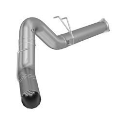 Exhaust System, PLM Series, Particulate Filter Back, Steel, Passenger Side Exit, Aluminized, Ford, 6.2L, 6.7L, 6.8L, Kit