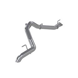 Exhaust System, XP Series, Particulate Filter Back, 409 Stainless Steel, Passenger Side Exit, Natural, Jeep, Gladiator, 3.0L, Kit