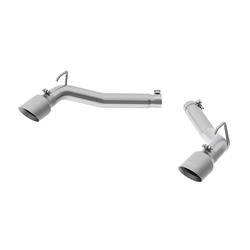 Exhaust System, Installer Series, Rear Axle-Back, Steel, Split Rear Exit, Aluminized, Polished Tip, Chevy, 3.6L, Kit