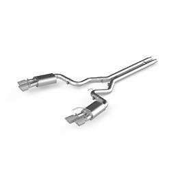 Exhaust System, Installer Series, Cat-Back, Steel, Split Rear Exit, Aluminized, Polished Tip, Kit