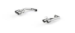 Exhaust System, Pro Series, Rear Axle-Back, 304 Stainless Steel, Split Rear Exit, Natural, Polished Tip, Dual, Kit