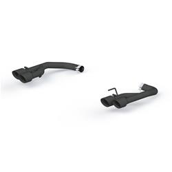 Exhaust System, Black Series, Rear Axle-Back, Steel, Split Rear Exit, Black, Black Tip, Kit