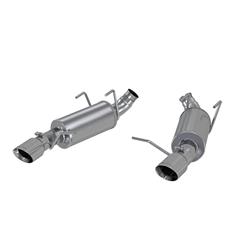 Exhaust System, Installer Series, Rear Axle-Back, Steel, Split Rear Exit, Aluminized, Polished Tip, Ford, Kit