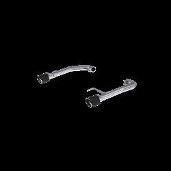 T304 Stainless Steel 2.5" Axle-Back Dual Rear Exit with Carbon Fiber Tips